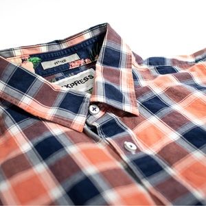 EXPRESS Fitted Dress Shirt [15-15.5]